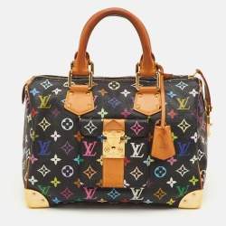 مملوكة مسبقًا Louis Vuitton Speedy 30 Black Monogram Multicolore Canvas Bag
