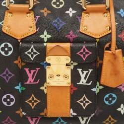 مملوكة مسبقًا Louis Vuitton Speedy 30 Black Monogram Multicolore Canvas Bag