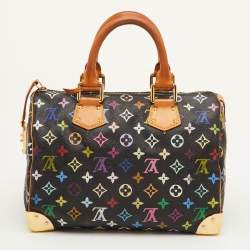 مملوكة  مسبقًا Louis Vuitton Speedy 30 Black Monogram Multicolore Canvas Bag