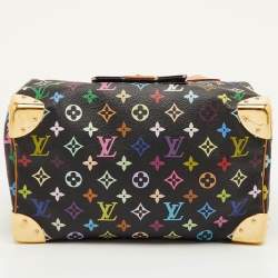 مملوكة مسبقًا Louis Vuitton Speedy 30 Black Monogram Multicolore Canvas Bag
