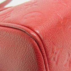 مملوكة مسبقًا Louis Vuitton Empreinte Speedy Bandlier 25NM Shoulder Bag Cerise Red Color