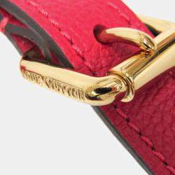 مملوكة مسبقًا Louis Vuitton Empreinte Speedy Bandlier 25NM Shoulder Bag Cerise Red Color