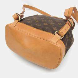 Pre Owned حقيبة ظهر لوي فيتون مونتسوريس كانفاس مونوغرام إم إم