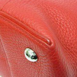 Pre Owned Louis Vuitton Parnassea Rockit PM Red Leather Shoulder Bag