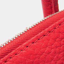 Pre Owned Louis Vuitton Parnassea Rockit PM Red Leather Shoulder Bag