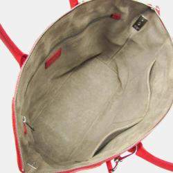 Pre Owned Louis Vuitton Parnassea Rockit PM Red Leather Shoulder Bag