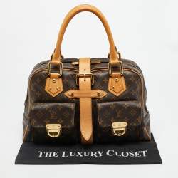 Pre Owned Louis Vuitton Manhattan GM Monogram Canvas Bag