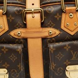 Pre Owned Louis Vuitton Manhattan GM Monogram Canvas Bag