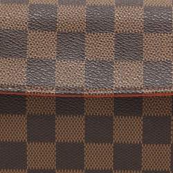 Pre Owned Louis Vuitton Recoleta Damier Ebene Canvas Bag