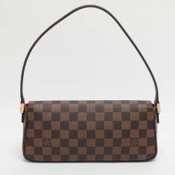 Pre Owned Louis Vuitton Recoleta Damier Ebene Canvas Bag
