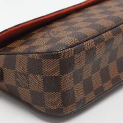 Pre Owned Louis Vuitton Recoleta Damier Ebene Canvas Bag