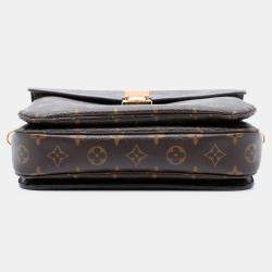 مملوكة مسبقًا Louis Vuitton Brown Monogram Pochette Metis