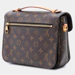 مملوكة مسبقًا Louis Vuitton Brown Monogram Pochette Metis