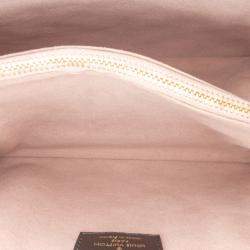 Pre Owned Louis Vuitton Black Monogram Embossed Puffy Lambskin Coussin PM