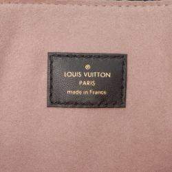 Pre Owned Louis Vuitton Black Monogram Embossed Puffy Lambskin Coussin PM