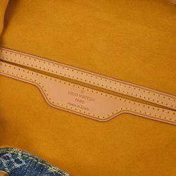 Pre Owned Louis Vuitton Blue Monogram Denim Sac a Dos GM Backpack