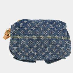 Pre Owned Louis Vuitton Blue Monogram Denim Sac a Dos GM Backpack