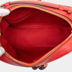 مملوكة مسبقًا Louis Vuitton Brown Red Monogram Saintonge