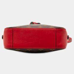 مملوكة مسبقًا Louis Vuitton Brown Red Monogram Saintonge