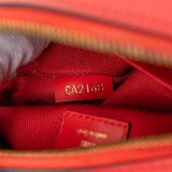 مملوكة مسبقًا Louis Vuitton Brown Red Monogram Saintonge