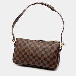 Pre Owned Louis Vuitton Brown Damier Ebene Ravello GM