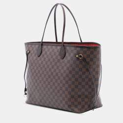 Pre Owned Louis Vuitton Brown Damier Ebene Neverfull GM
