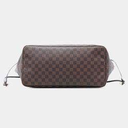 Pre Owned Louis Vuitton Brown Damier Ebene Neverfull GM