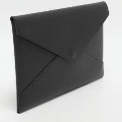 Pre Owned Louis Vuitton Kirigami Black Epi Leather Pochette