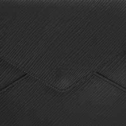 Pre Owned Louis Vuitton Kirigami Black Epi Leather Pochette
