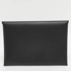 Pre Owned Louis Vuitton Kirigami Black Epi Leather Pochette