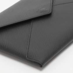 Pre Owned Louis Vuitton Kirigami Black Epi Leather Pochette