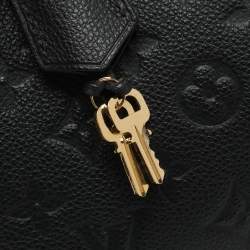 مملوكة مسبقًا Louis Vuitton Montaigne BB Black Monogram Empreinte Leather Bag