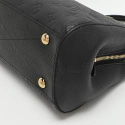 مملوكة مسبقًا Louis Vuitton Montaigne BB Black Monogram Empreinte Leather Bag