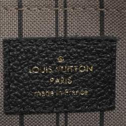 مملوكة مسبقًا Louis Vuitton Montaigne BB Black Monogram Empreinte Leather Bag