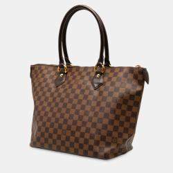 مملوكة مسبقًا Louis Vuitton Brown Damier Ebene Saleya MM