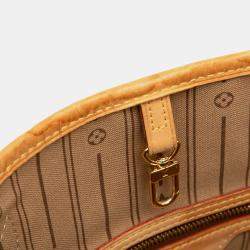 Pre Owned Louis Vuitton Brown Monogram Neverfull MM