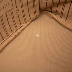 Pre Owned Louis Vuitton Brown Monogram Neverfull MM