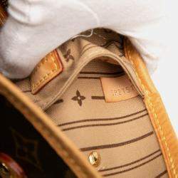Pre Owned Louis Vuitton Brown Monogram Neverfull MM