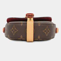 مملوكة مسبقًا حقيبة لوي فويتون مايكرو شانتلي مونوجرام أحمر