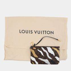 Pre Owned حقيبة لوي فيتون نيفرفول بني/بيج مونوغرام مقاس ميديوم