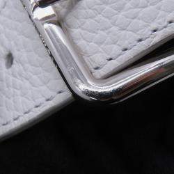 مملوكة مسبقًا حقيبة الحزام لويس فيتون لفزيك ماكسي ياييوي كوساما أبيض/أزرق مونوجرام جلد توريلون