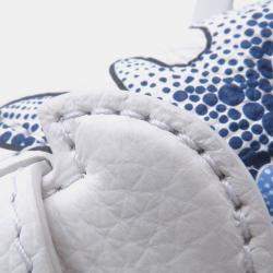 مملوكة مسبقًا حقيبة الحزام لويس فيتون لفزيك ماكسي ياييوي كوساما أبيض/أزرق مونوجرام جلد توريلون