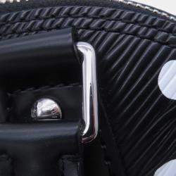 Pre Owned Louis Vuitton Lvxyk Alma Bb Yayoi Kusama Collaboration Noir Epi Leather Infinity Dot Size Bb