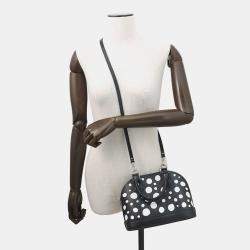 Pre Owned Louis Vuitton Lvxyk Alma Bb Yayoi Kusama Collaboration Noir Epi Leather Infinity Dot Size Bb