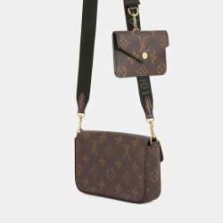 Pre Owned حقيبة لوي فيتون مالتي بوشيت أخضر مونوجرام