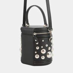 مملوكة مسبقًا Louis Vuitton Cannes LV x Yayoi Kusama 2023 Noir Taurillon Leather
