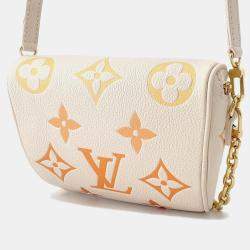Pre Owned حقيبة خصر لويس فويتون ميني إيفوري مونوجرام إمبرينت جلد باي ذا بول