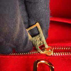 Pre Owned Louis Vuitton Fall In Love Onthego Red Monogram Size MM