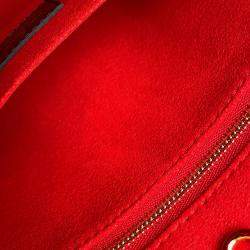 Pre Owned Louis Vuitton Fall In Love Onthego Red Monogram Size MM