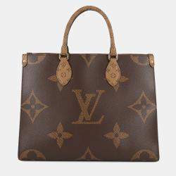 مملوكة مسبقًا Louis Vuitton Onthego MM Monogram Monogram Reverse Canvas Monogram Giant